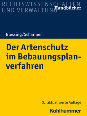 cover image of Der Artenschutz im Bebauungsplanverfahren